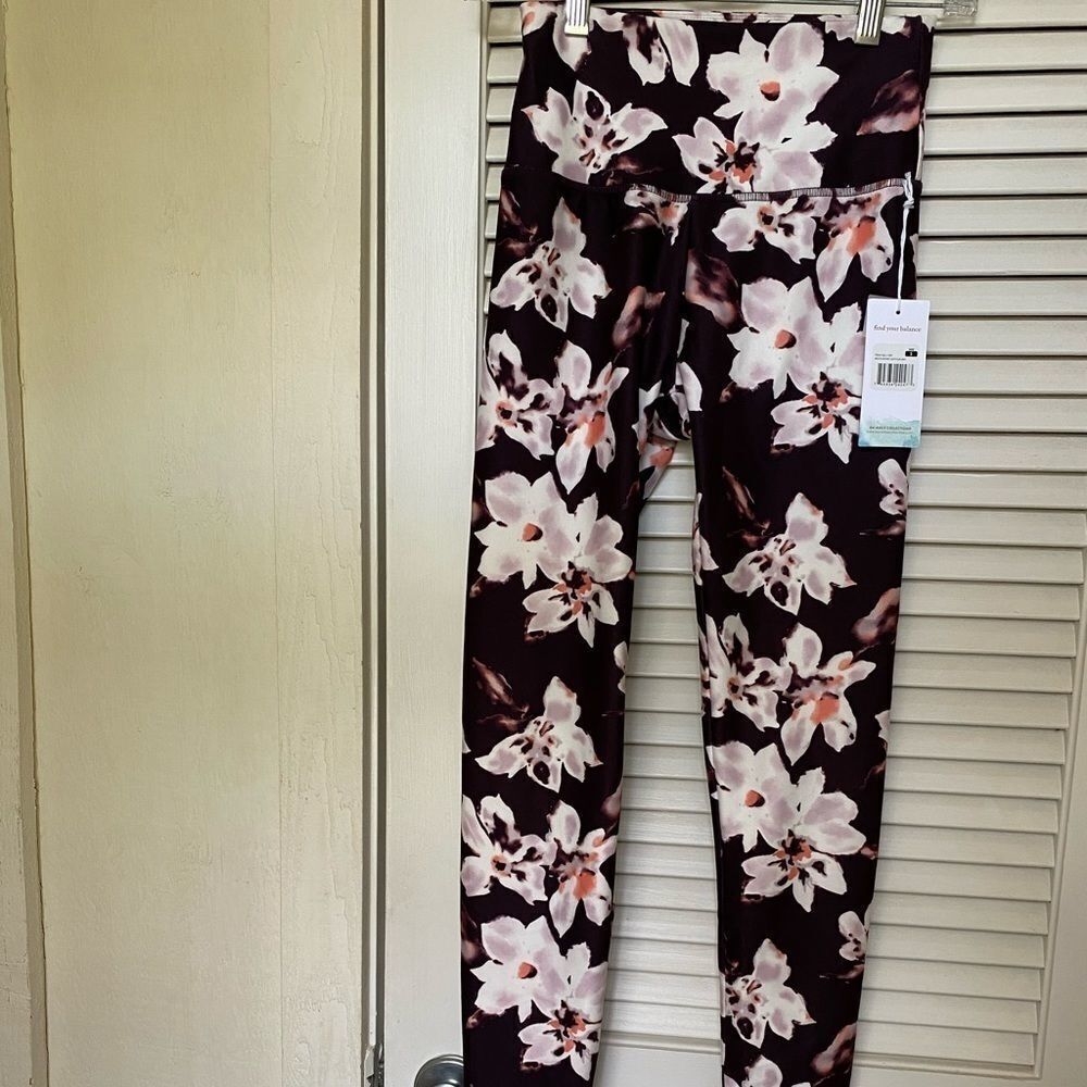 Balance Collection floral High‎ Waist ankle legging